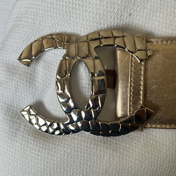 Chanel gold belt sz 80/32 - Picture 6 of 6